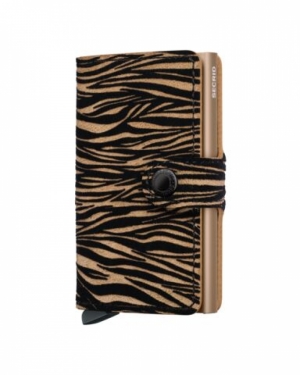 MINIWALLET ZEBRA BEIGE BEIGE