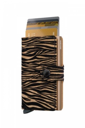 MINIWALLET ZEBRA BEIGE BEIGE