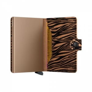 MINIWALLET ZEBRA BEIGE BEIGE
