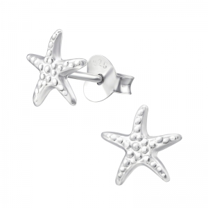ZEESTERRETJES - 925 SILVER EAR STUDS ZILVER