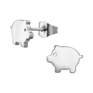 VARKENTJE - STAINLESS STEAL - ZILVERKLEURING ZILVER