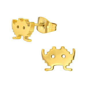 GAMER EMOJI - STAINLESS STEAL - GOUDKLEURING GOLD