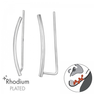 OORSPELD - 925 SILVER EARSTUDS ZILVER