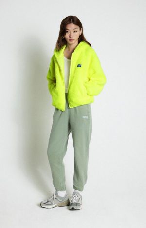 HOKTOWN - JAS LANGE MOUW MET KAP JAUNE FLUO