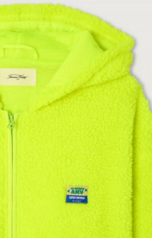 HOKTOWN - JAS LANGE MOUW MET KAP JAUNE FLUO