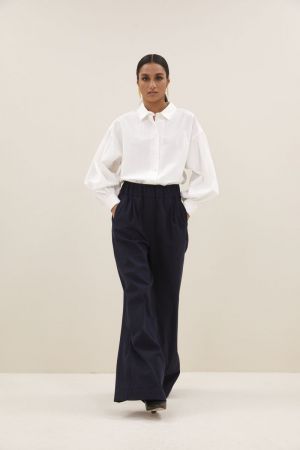 BENJI TWILL PANTS NAVY
