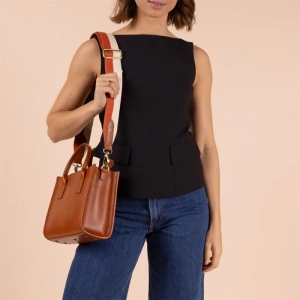 JACKIE MIDI - COGNAC CLASSIC LEATHER COGNAC