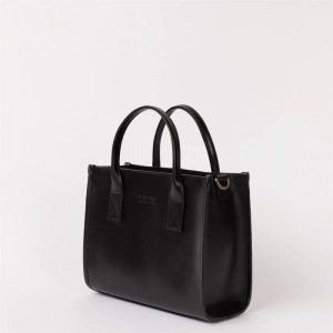 JACKIE MIDI - BLACK CLASSIC LEATHER BLACK