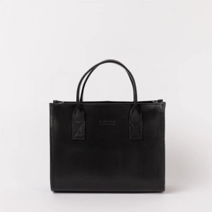 JACKIE MIDI - BLACK CLASSIC LEATHER BLACK