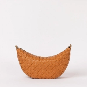 LEO - WILD OAK WOVEN SOFT GRAIN LEATHER COGNAC