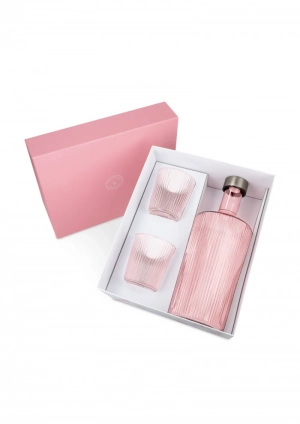 KADOBOX - FLES & 2 GLAZEN ROSE