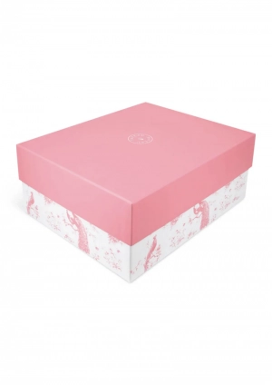 KADOBOX - FLES & 2 GLAZEN ROSE