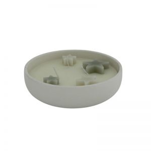 CANDLE STAR BOWL GREY