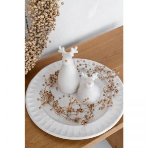 DECO DEER BRUNO - SET 2 WHITE