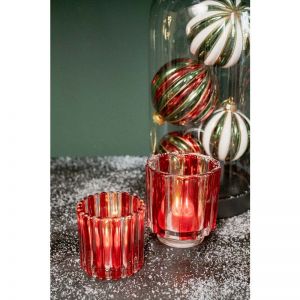 CANDLEHOLDER CIRQUE RED