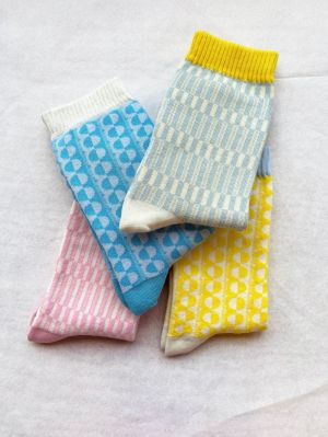 SOCKS BAUHAUS LEMON