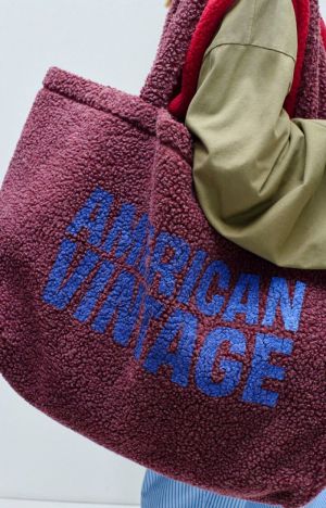 HOKTOWN - TOTEBAG BORDEAUX CHINE