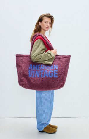 HOKTOWN - TOTEBAG BORDEAUX CHINE