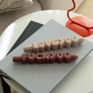 TAPER DUO KAARSSET : F*CK YOU + LOVE YOU 