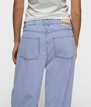 WESTERN PANTS STRIPE WHITE/BLUE
