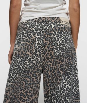 WESTERN PANTS LEOPARD ECRU 