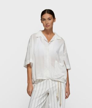 OVERSIZED BLOUSE JACKET ECRU 