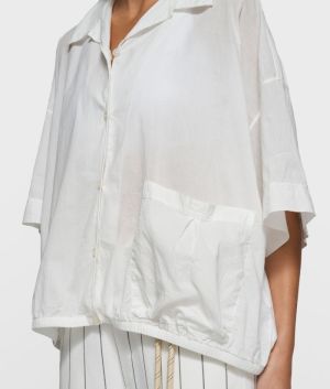 OVERSIZED BLOUSE JACKET ECRU 
