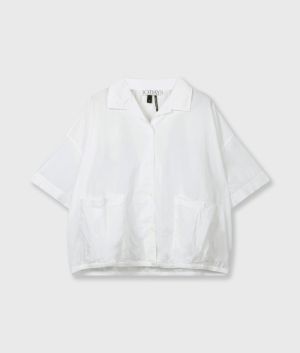 OVERSIZED BLOUSE JACKET ECRU 
