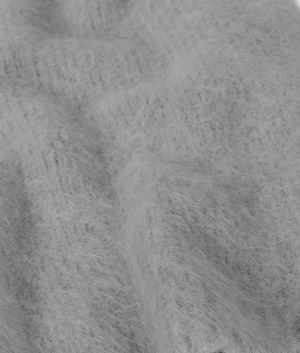 SHORT SLEEVE KNIT SWEATER LIGHTE GRAPHITE