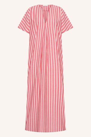BALI STRIPE DRESS RED STRIPE