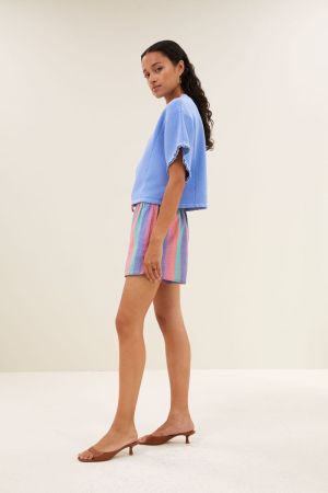 ISA RAINBOW SHORTS RAINBOW STRIPES