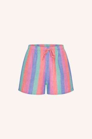 ISA RAINBOW SHORTS RAINBOW STRIPES