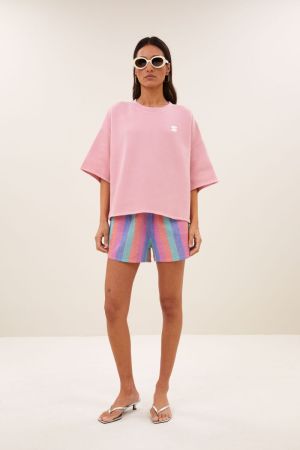 ISA RAINBOW SHORTS RAINBOW STRIPES