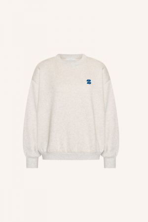 BIBI MELANGE LUCKY EVERYDAY SWEATER LIGHT GREY MELE