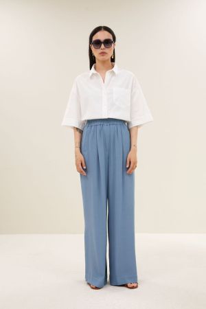 PILAR POPLIN BLOUSE WHITE