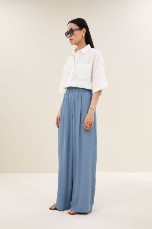 PILAR POPLIN BLOUSE WHITE