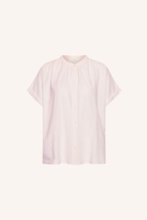 MINTE PINSTRIPE BLOUSE PINK PIN STRIPE