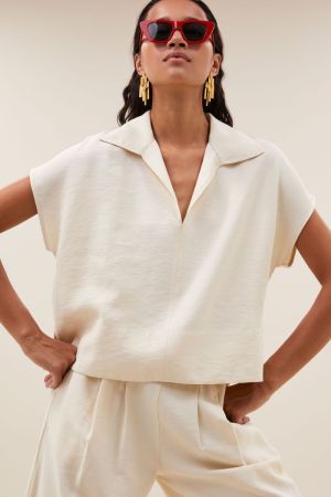 ZIA BLOUSE CREAM