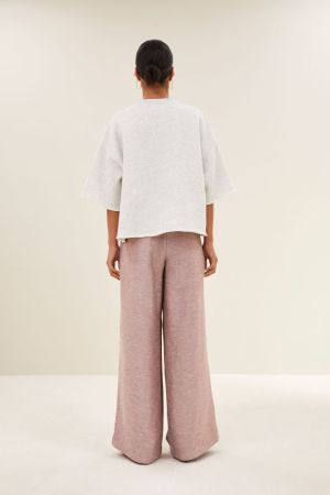 WILLOW LUCKY TOP LIGHT GREY MELE