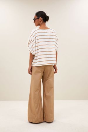 MERLE HEAVY FLAME STRIPE TOP DESERT STRIPE