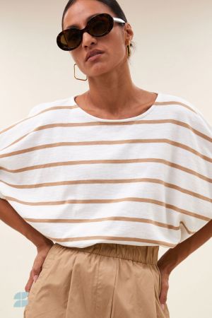 MERLE HEAVY FLAME STRIPE TOP DESERT STRIPE