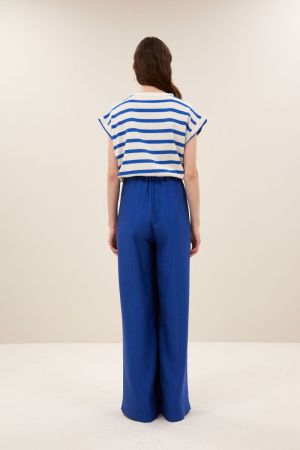 TOBI STRIPE TOP AZUL BLUE STRIP