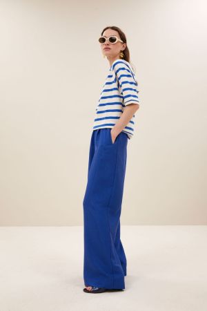 NEVA STRIPE TOP AZUL BLUE STRIP