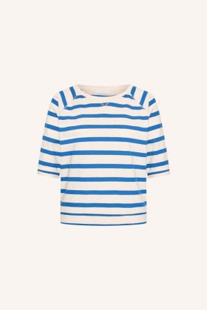 NEVA STRIPE TOP AZUL BLUE STRIP