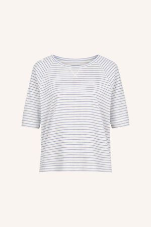 NEVA SMALL STRIPE TOP KINGSBLUE SMALL