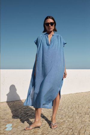 BODIN ATHIA DRESS SAPPHIRE BLUE