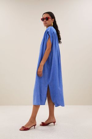 BODIN ATHIA DRESS SAPPHIRE BLUE