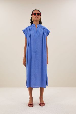 BODIN ATHIA DRESS SAPPHIRE BLUE