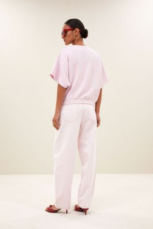 BEGUM SLUB JEANS LIGHT PINK