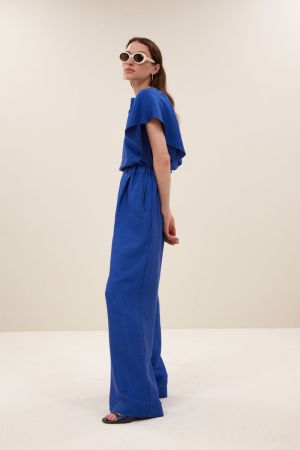 CELIN GLOSS PANTS KINGSBLUE